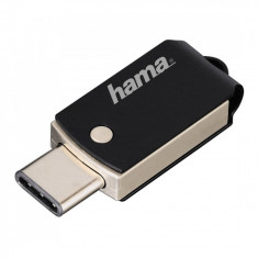 Memorie USB Hama C-Turn 16GB USB 3.0 tip-C Negru foto