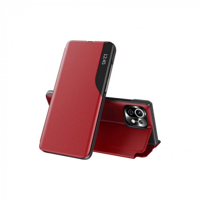 Husa Flip pentru Xiaomi Mi 11 Techsuit eFold Series Rosu