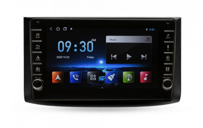 Navigatie Chevrolet Aveo 2006-2012 AUTONAV Android GPS Dedicata, Model PRO Memorie 64GB Stocare, 4GB DDR3 RAM, Display 8&quot; Full-Touch, WiFi, 2 x USB, B