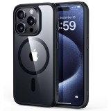 Husa iPhone 15 Pro Max ESR Classic Hybrid HaloLock, negrutransparenta