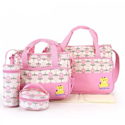 Geanta pentru mamici Mama Bag Emilia Pink foto