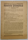 REVISTA STIINTIFICA &#039; V. ADAMACHI &#039; , NR. 1 -2 , IASI , IANUARIE - IUNIE , 1948