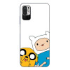 Husa compatibila cu Xiaomi Redmi Note 10 5G Silicon Gel Tpu Model Finn and Jake Tongues