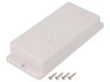 Carcasă Universală Albă TWF ABS 65,5x130x25,5 mm