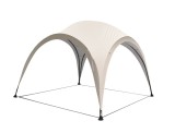 Pavilion CORT Umbrela Iglu Modern Cadru Metal Gradina Terasa Curte Rotund 3X3M Alb+ Livrare GRATUITA !