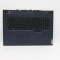 Carcasa superioara cu tastatura palmrest Laptop, Lenovo, Legion 5-17ACH6H Type 82JY, 5CB1C19228, AP22F000A00, Phantom Blue, iluminata, layout UK