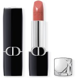 DIOR Rouge Dior ruj cu persistenta indelungata reincarcabil culoare 100 Nude Look Satin 3.5 g