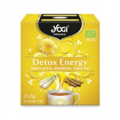 Ceai Detoxifiant cu Lemongrass, Papadie si Lemn Dulce 21.60gr Yogi Tea