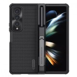 Cumpara ieftin Husa Nillkin, pentru Samsung Galaxy Z Fold 4, protectie din plastic, Frosted Shield Armor Case, cu suport