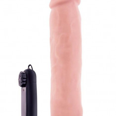 Vibrator Realistic Dr. Skin Dr. Throb, Natural, 24 cm