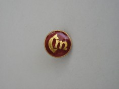 QW9 J 31 - Insigna - tematica comert - inscriptia CM