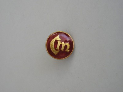 QW9 J 31 - Insigna - tematica comert - inscriptia CM foto