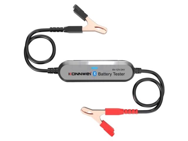 Tester acumulator KONNWEI 6/12/24V cu instruc&Aring;&pound;iuni de utilizare