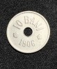Moneda 10 bani 1906 fără semn monetărie