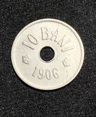 Moneda 10 bani 1906 fără semn monetărie foto