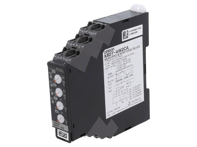Releu Monitorizare Curent AC/DC SPDT K8DT-AW2CA