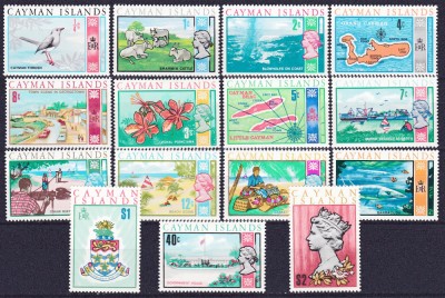 DB1 Ins. Cayman Uzuale 1970 Pasari Pesti Ocupatii 15 v. MNH foto