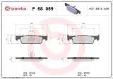BREMBO P 68 069 PRIME LINE set placute frana,frana disc