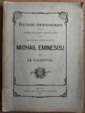 MICHAIL EMINESCU VON EMANUIL GRIGOROVITZA/BERLIN 1901/pref.TITU MAIORESCU/LB GER
