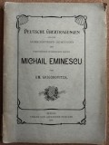 MICHAIL EMINESCU VON EMANUIL GRIGOROVITZA/BERLIN 1901/pref.TITU MAIORESCU/LB GER