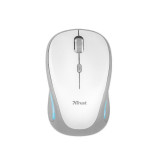 Cumpara ieftin Mouse Trust Yvi FX, Wireless 2.4 Ghz, Receiver USB, 1600 DPi, 4 Butoane, Scroll, Senzor Optic, Iluminat, White