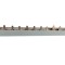 Pieptene busbar tip pin 4 poli (3x4 module) 12 module 80A 210mm 16mm &sup2; pentru conexiuni electrice in sigurante L1, L2, L3, N, izolata