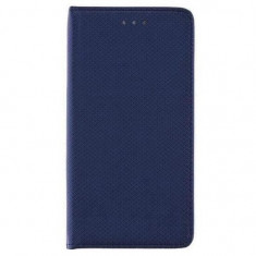 Husa Flip Compatibila cu Xiaomi Mi 10T - iberry Smart Book Tip Carte Albastru
