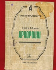 Cilibi Moise &quot;Apropouri&quot; 1982 Colectia Cogito