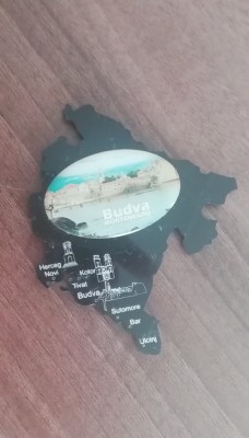 D5 - Magnet frigider - tematica turism - Muntenegru 1 foto