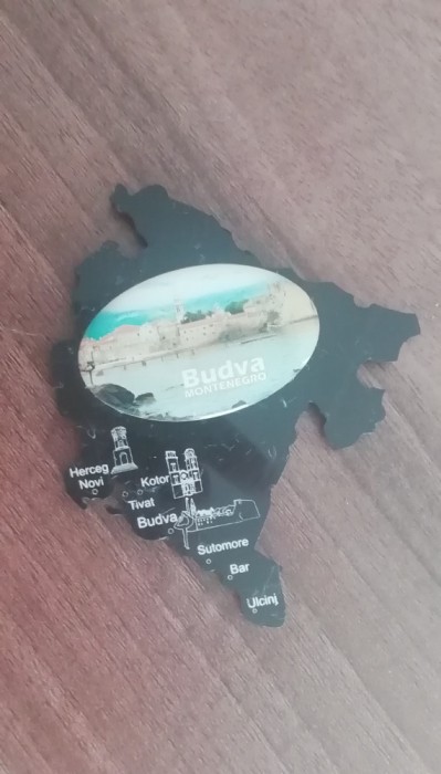 D5 - Magnet frigider - tematica turism - Muntenegru 1