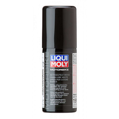 Spray Alb Lubrifiere Lant Motociclete Liqui Moly, 50ml foto