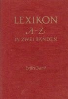 Lexikon A-Z In Zwei Banden - Erfter Band A-K foto