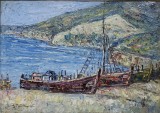 Partog Vartanian (1898-1954) - Balcic, Ulei/Carton 70x49.5cm, Album Pictura cu Certificat Autenticitate
