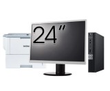 Pachet Calculator Second Hand DELL OptiPlex 5060 Mini PC, Intel Core i5-8500T 2.10-3.50GHz, 8GB DDR4, 256GB SSD + Monitor 24&amp;quot; + Imprimanta Brothe