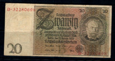 Germania 1929 - 20 Reichsmark, circulata foto