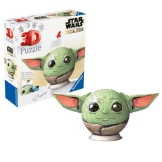 Ravensburger - Puzzle 3D Star Wars The Mandalorian figurina Grogu cu urechi 72