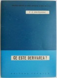 Ce este derivarea? - V. G. Bolteanski