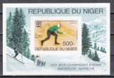 Niger 1976 - Jocurile Olimpice de iarnă - Innsbruck, Coliță DE LUX NDT, MNH