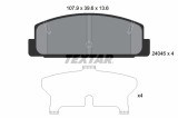 TEXTAR 2404501 set placute frana,frana disc