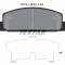 TEXTAR 2404501 set placute frana,frana disc