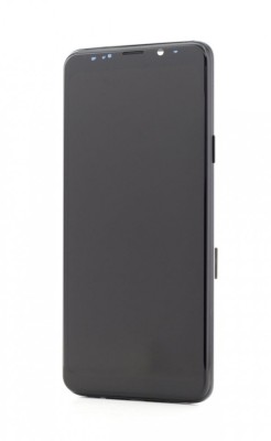 LCD Samsung Galaxy S9+, G965, Negru + Rama, Incell foto