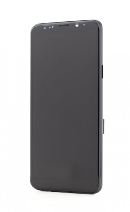 LCD Samsung Galaxy S9+, G965, Negru + Rama, Incell