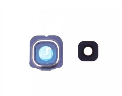 Geam Camera Samsung Galaxy S6 Edge, G925, Negru foto