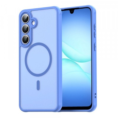 Husa MagSafe pentru Samsung Galaxy A17 5G, Techsuit, HaloFrost II, Albastra foto