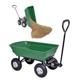 Cumpara ieftin Carucior basculanta universal tip remorca pentru Gradina si Curte,capacitate 250kg
