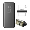 Husa Book Mirror Samsung Galaxy S9, Negru, Flip Cover, TPU, Plastic, Anti-soc, Amprenta, Zgarieturi, Alunecare, S-View