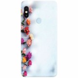 Husa silicon pentru Xiaomi Mi Max 3, Flowers