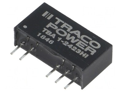 Convertor DC/DC 1W 24V-15V/-15V foto