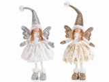 Cumpara ieftin Set 2 figurine Inger cu leduri 17x8.5x52 cm
