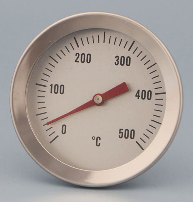 Termometru inox uscator gratar afumatoare cuptor 500gr C tija 7cm